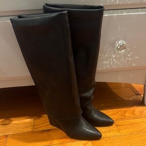 Elegant Black Knee-High Women's Boots